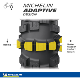 Michelin Starcross 6 Medium Hard 120/90 - 18 65M NHS TT Rear